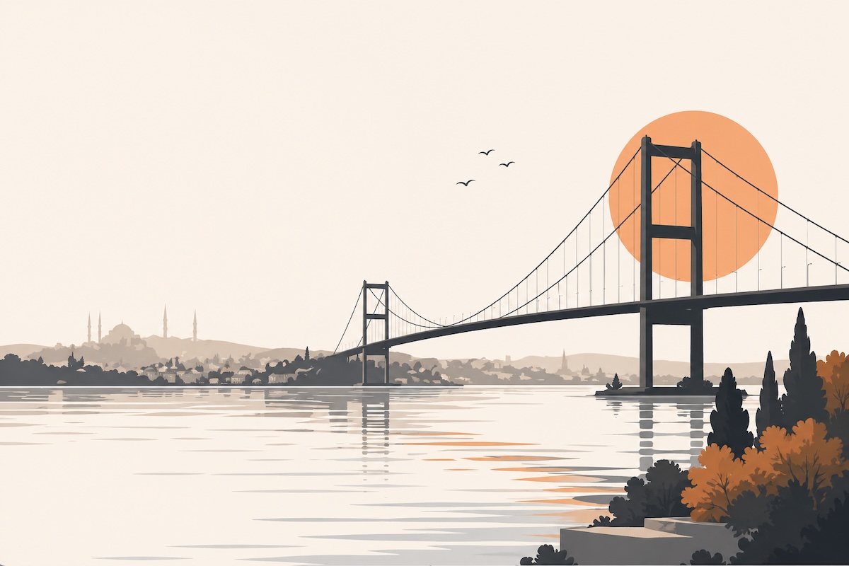Bosphorus bridge in Istanbul